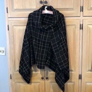 Ralph Lauren plaid cape